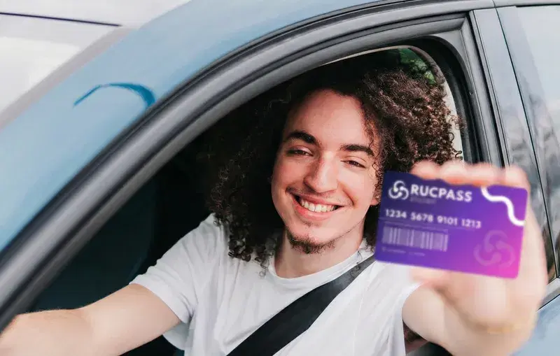 New Zealand driver in car