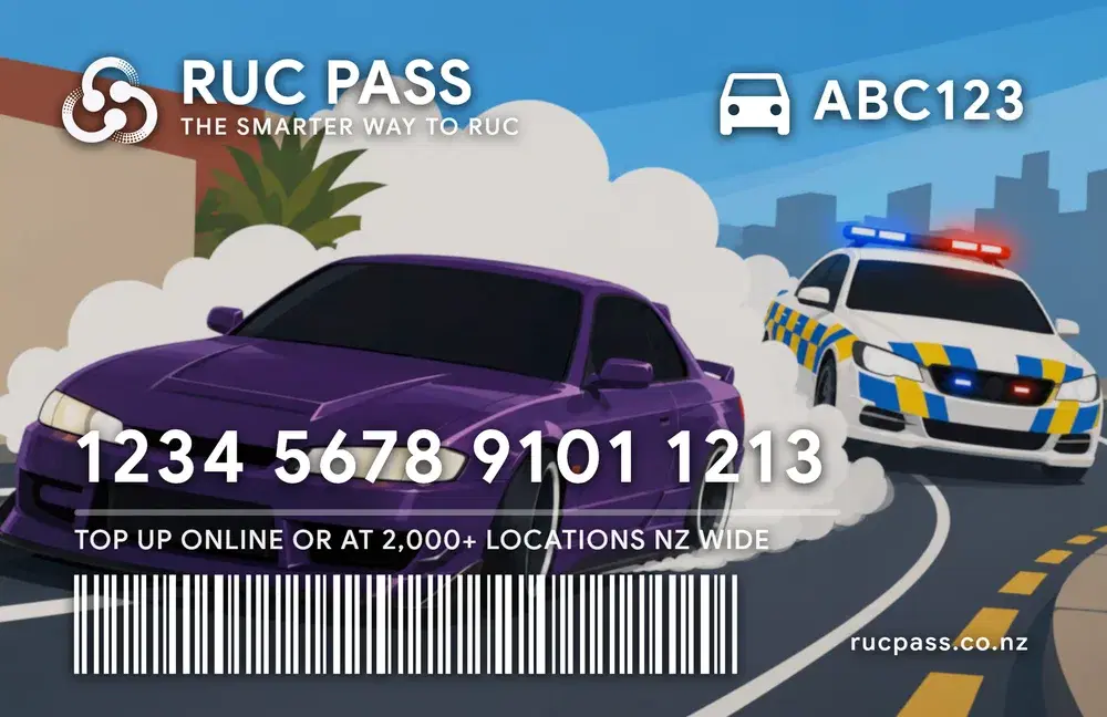 Drift custom RUC Pass card design