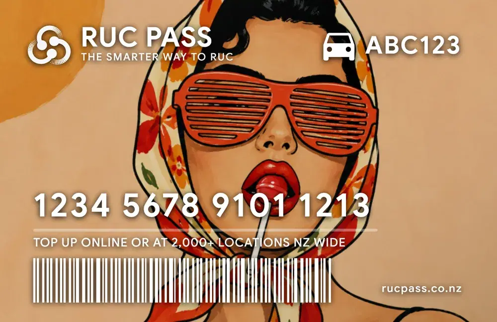 Pop custom RUC Pass card design